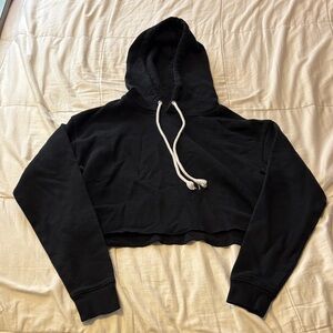 Wild Fable Black Cropped Hoodie